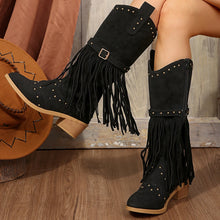 Load image into Gallery viewer, Remnant Rodeo Cowgirl Suede Boots
