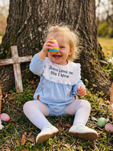 Load image into Gallery viewer, Jesus Loves Me Prairie Onesie
