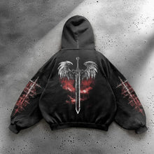 Load image into Gallery viewer, Soldier Of Truth, Angel Of Virtue Cotton Hoodie
