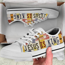 Load image into Gallery viewer, Jesus Is King Walking Shoes
