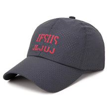 Load image into Gallery viewer, Jesus Saved My Life Adjustable Sports Cap
