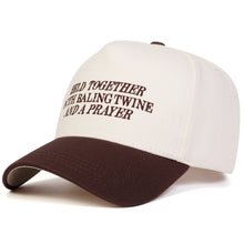 Load image into Gallery viewer, Chosen Wheat Harvest Held Together Through Prayer and Twine Snapback
