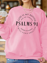 Load image into Gallery viewer, God Is My Refuge Psalms 91 Sweatshirt
