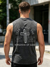 Load image into Gallery viewer, Seek First The Kingdom Cotton Tank
