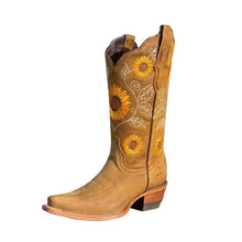 Load image into Gallery viewer, Sunflower Seeds of The Harvest Prairie Boots
