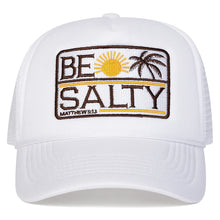 Load image into Gallery viewer, Be Salty Matthew 5:13 Sandy Beach Trucker Snapback
