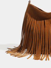 Load image into Gallery viewer, Rodeo Remnant Suede Cowgirl Tassel Purse
