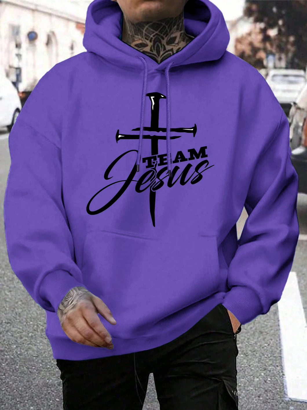 Team Jesus Harvest Light Fleece Seasonal Hoodie