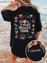 Load image into Gallery viewer, God Is Bigger Than The World's Prides Cotton Tshirt
