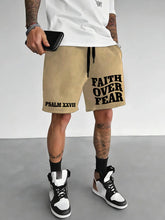 Load image into Gallery viewer, Faith Over Fear Cotton Casual Shorts
