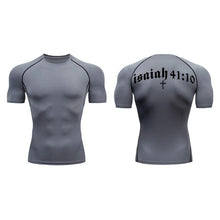 Load image into Gallery viewer, Isaiah 41:10 Fit Training Shirt (Short Sleeve and Long Sleeve Available)
