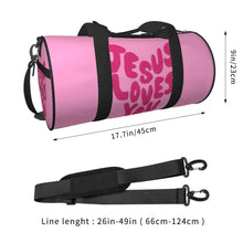 Load image into Gallery viewer, Jesus Loves You Gym Duffle Bag
