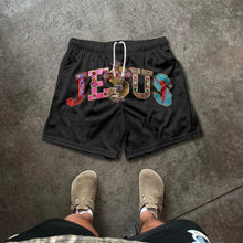 Load image into Gallery viewer, Jesus Saves Vintage Athletic Shorts
