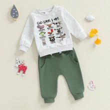 Load image into Gallery viewer, God Says I Am Chosen Toddler Boys Sweatsuit Play Set (Sweatshirt and Pants)
