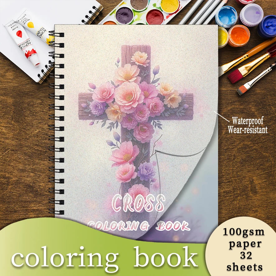 Spring Floral Chosen Harvest Coloring Book