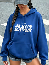 Load image into Gallery viewer, Good News Jesus Saves Cotton Fleece Hoodie
