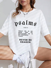 Load image into Gallery viewer, Psalms 62:2 My Rock And Fortress Premium Cotton Tshirt
