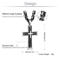 Load image into Gallery viewer, Bike Chain Stainless Steel Cross Chain
