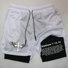 Load image into Gallery viewer, Matthew 7:13 Chosen Athletic Shorts
