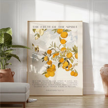 Load image into Gallery viewer, Galatians 5:22 Fruit of The Spirit Framed Canvas Poster
