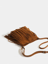 Load image into Gallery viewer, Rodeo Remnant Suede Cowgirl Tassel Purse
