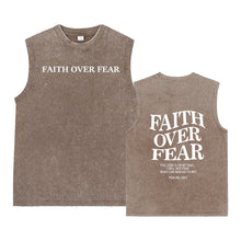 Load image into Gallery viewer, Psalm 118:6 Faith Over Fear Premium Cotton Tank
