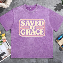 Load image into Gallery viewer, Saved By Grace Vintage Cotton Tshirt
