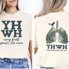 Load image into Gallery viewer, Yahweh Every Breath Camp Cotton Tshirt
