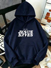 Load image into Gallery viewer, Good News Jesus Saves Cotton Fleece Hoodie
