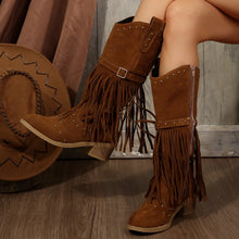 Load image into Gallery viewer, Remnant Rodeo Cowgirl Suede Boots
