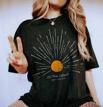 Load image into Gallery viewer, Be The Light Matthew 5:14 Cotton Tshirt
