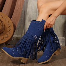 Load image into Gallery viewer, Remnant Rodeo Cowgirl Suede Boots
