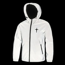 Load image into Gallery viewer, Reflective Cross Seasonal Windbreaker
