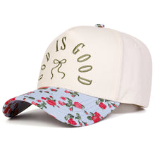 Load image into Gallery viewer, God's Gardener Spring/Summer Floral Cap
