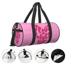 Load image into Gallery viewer, Jesus Loves You Gym Duffle Bag
