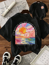 Load image into Gallery viewer, Lamentations 3:22 New Mercies Sunrise Cotton Tshirt
