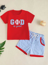 Load image into Gallery viewer, God Is Good Baseball Infant Boys Set
