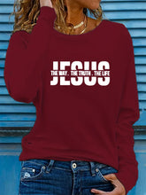 Load image into Gallery viewer, Way, Truth, Life 100% Cotton Fashion Pullover
