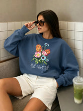 Load image into Gallery viewer, God Is Good All The Time Wildflower Cotton Fleece Sweatshirt

