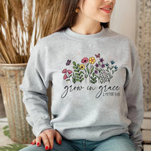 Load image into Gallery viewer, Grace Garden 2 Peter 3:18 Sweatshirt
