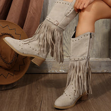 Load image into Gallery viewer, Remnant Rodeo Cowgirl Suede Boots
