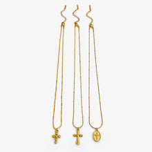 Load image into Gallery viewer, 18K Gold Plated Cross Necklace Set
