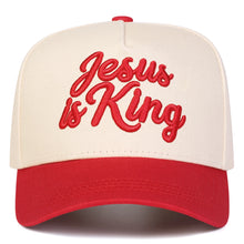 Load image into Gallery viewer, Jesus Is King Premium Snapback
