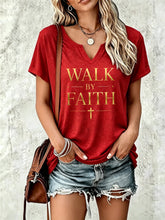 Load image into Gallery viewer, Walk By Faith Fashion Top
