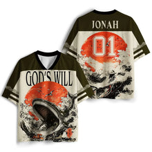 Load image into Gallery viewer, God's Will Jonah Faith Premium Art Jersey
