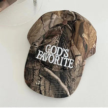 Load image into Gallery viewer, God&#39;s Favorite Chosen Camo Cap
