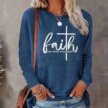 Load image into Gallery viewer, Faith Can Move Mountains Long-sleeve Top
