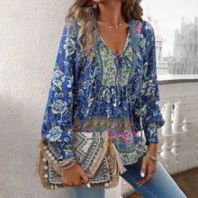 Load image into Gallery viewer, Daisy&#39;s Morning Prairie Ruffle Sleeve Top
