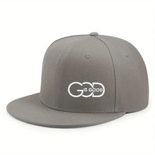 Load image into Gallery viewer, God Is Good Flat Bill Snapback
