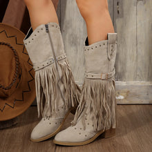 Load image into Gallery viewer, Remnant Rodeo Cowgirl Suede Boots
